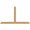 Ekena Millwork Portland Timber Gable Bracket, Western Red Cedar, 96"W x 56"H x 5 1/2"D x 5 1/2"F, 14/12 Pitch GBW096X56X0606POR00SWR - alternate 1